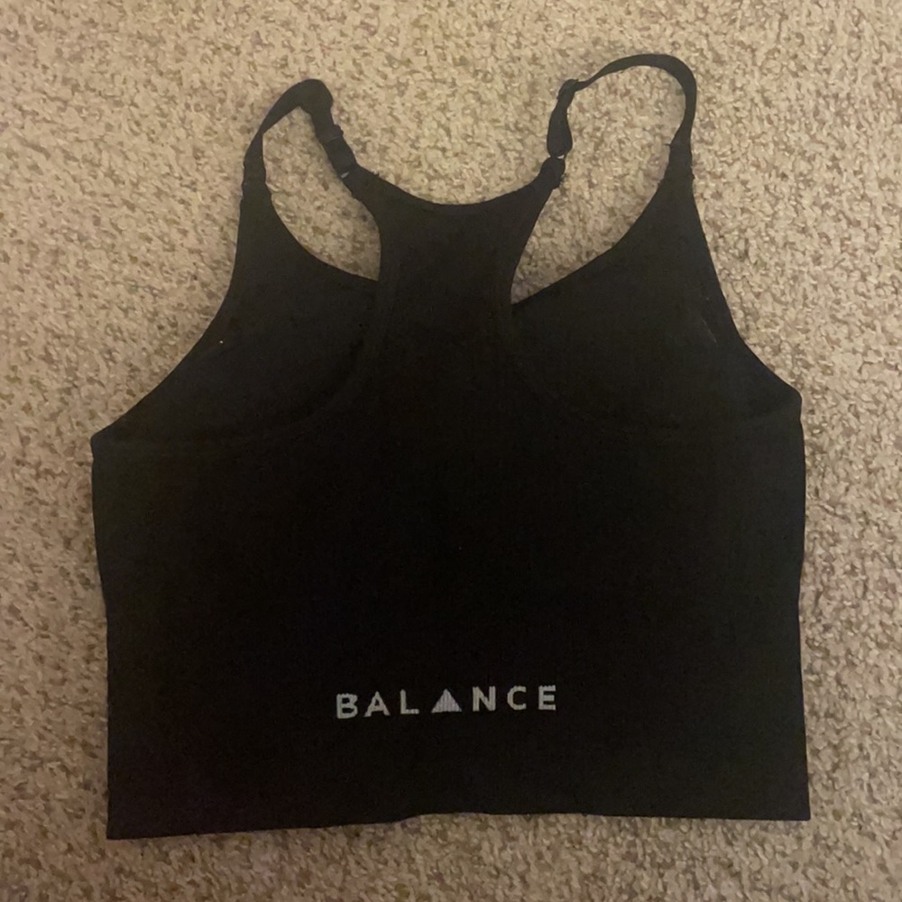 Black Linear Bra - image 2